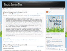 Tablet Screenshot of boundaryninjatales.com